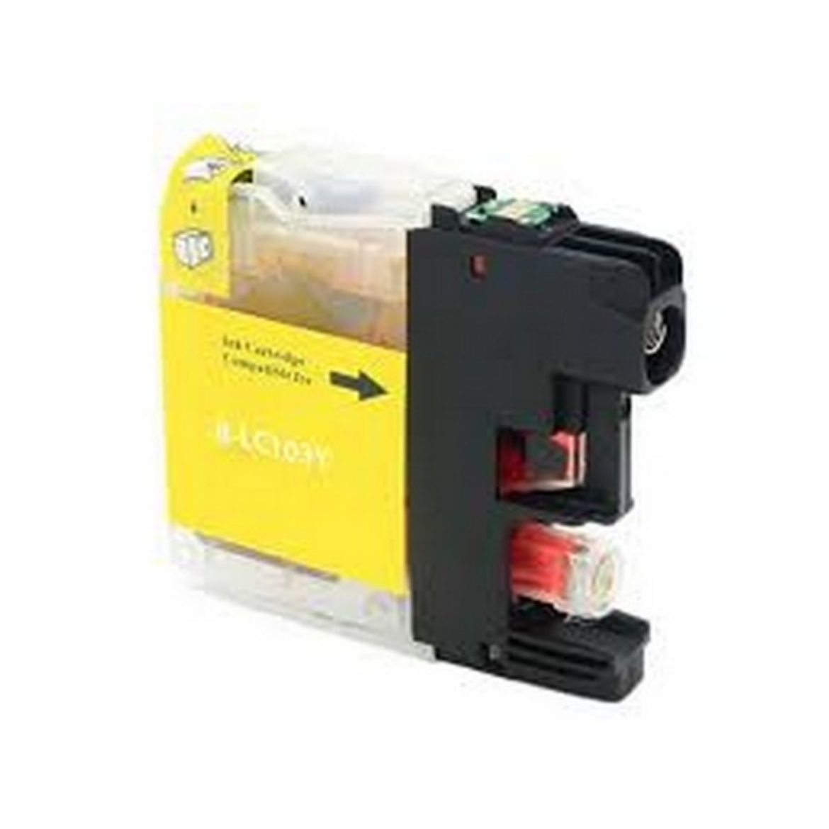 Picture of Compatible LC101Y Super High Yield Yellow Inkjet Cartridge (600 Yield)