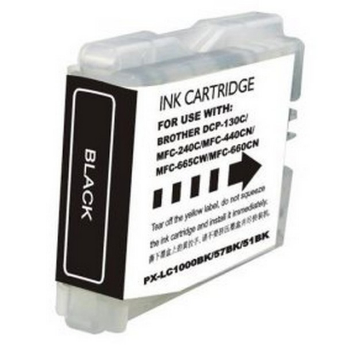 Picture of Compatible LC51BK Black Ink Cartridge (500 Yield)