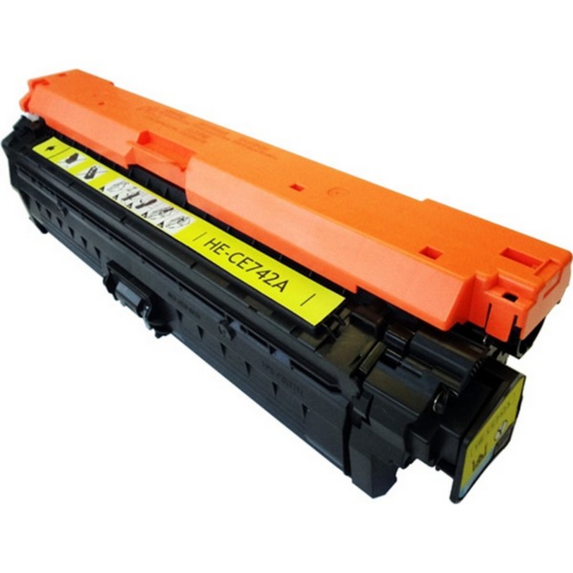 Picture of Compatible CE742A (HP 307A) Yellow Toner Cartridge (7300 Yield)