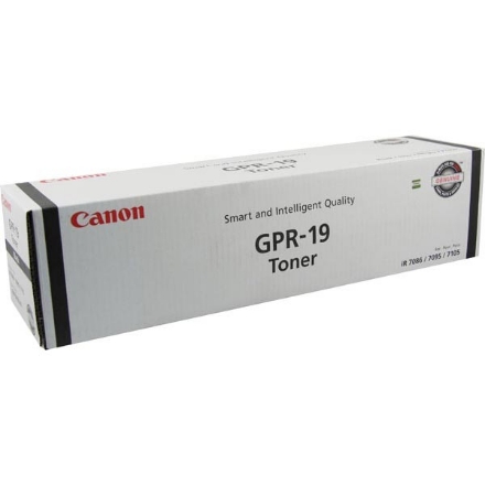 Picture of Canon 0387B003AA (GPR-19BK) Black Toner Cartridge (47000 Yield)