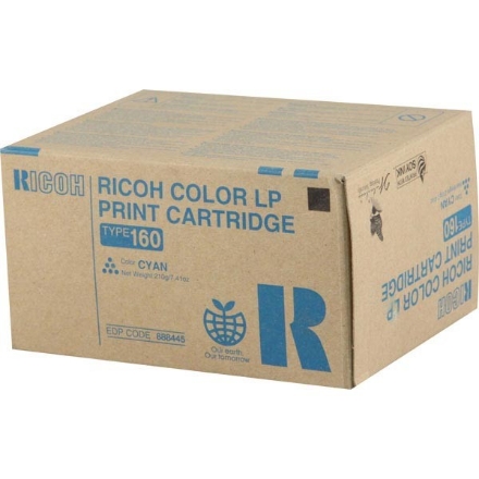 Picture of Ricoh 888445 (Type 160) Cyan Copier Toner (10000 Yield)