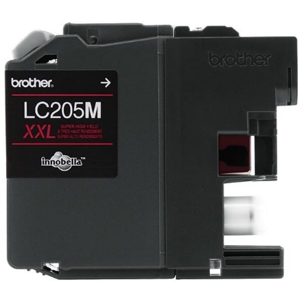 Picture of Brother LC-205M (LC-205MXXL) Super High Yield Magenta Inkjet Cartridge (1200 Yield)