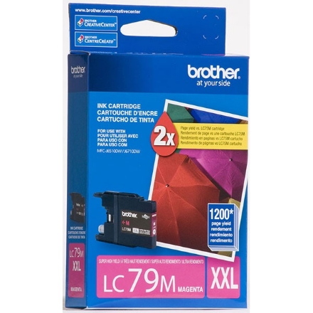 Picture of Brother LC-79M Extra High Yield Magenta Inkjet Cartridge (1200 Yield)