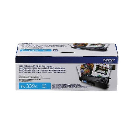 Picture of Brother TN-339C Extra High Yield Cyan Toner Cartridge (6000 Yield)