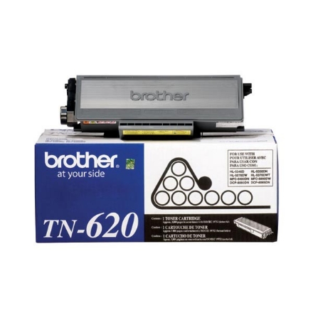 Picture of Brother TN-620 High Yield Black Toner Cartridge (8000 Yield)
