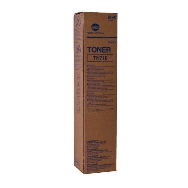 Picture of Konica Minolta TN-710 Black Laser Toner Cartridge (55000 Yield)