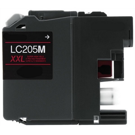 Picture of Compatible LC205M (LC205MXXLM) Super High Yield Magenta Inkjet Cartridge (1200 Yield)