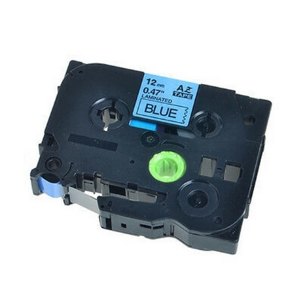 Picture of Compatible TZe-531 (TZ-531) Black on Blue Label Tape (1/2"x26' yield)
