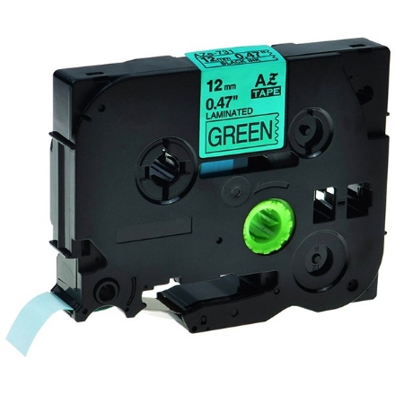 Picture of Compatible TZe-731 (TZ-731) Black on Green Label Tape (1/2"x26' yield)